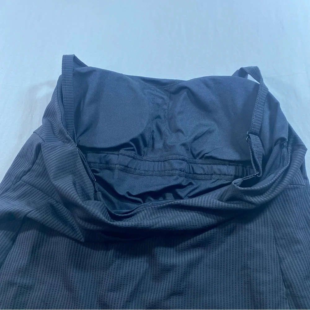 Avia Black Mini Dress Athletic Wear Women’s Large 12-14 Spandex adjustable Strap - Picture 4 of 10